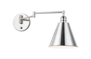 Maxim Lighting Library 1-Light Wall Sconce Horizontal Swing Arm