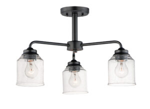 Maxim Lighting Acadia 3-Light Semi-Flush Mount/Chandelier