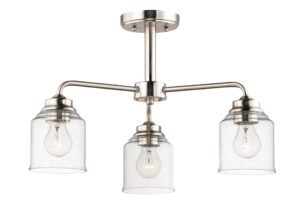 Maxim Lighting Acadia 3-Light Semi-Flush Mount/Chandelier