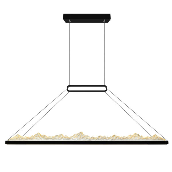 Himalayas Integrated LED Black Island/Pool Table Light