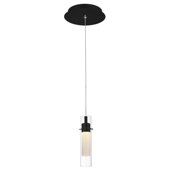 Olinda LED Integrated Black Mini Pendant