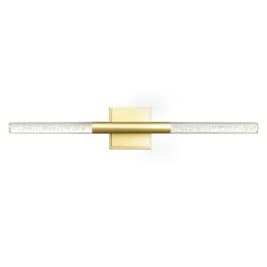Dragonswatch Integrated LED Satin Gold Vanity Light