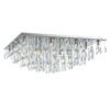 Bianca 20 Light Flush Mount With Chrome Finish