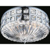 Bloome 4 Light Bowl Flush Mount With Chrome Finish