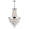 Vast 13 Light Down Chandelier With Chrome Finish