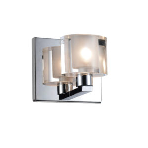 Tina 1 Light Wall Sconce With Chrome Finish