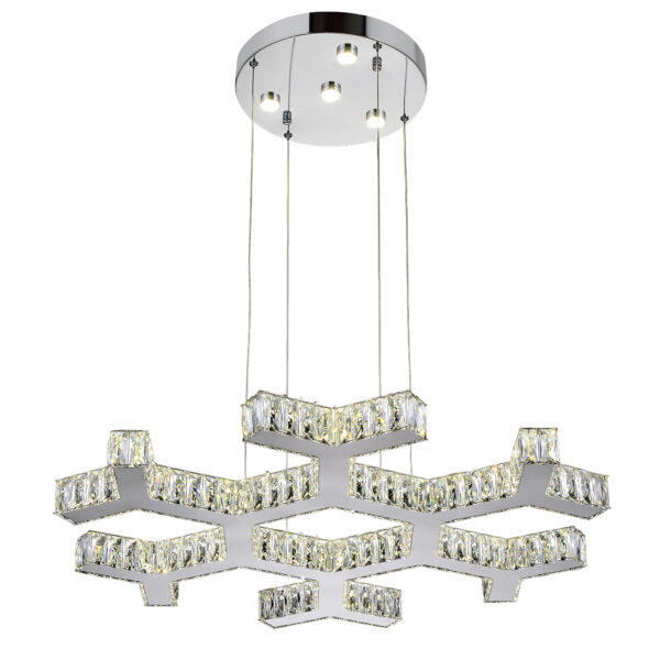 Arendelle LED Chandelier With Chrome Finish