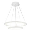 Alloha LED Chandelier With White Finish