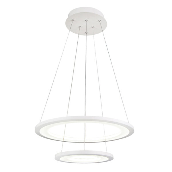 Alloha LED Chandelier With White Finish