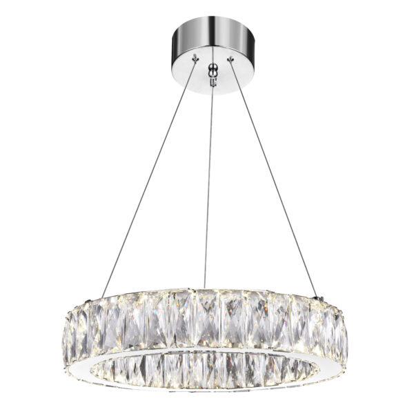 Juno LED Chandelier With Chrome Finish