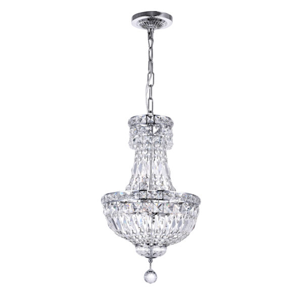 Stefania 4 Light Mini Chandelier With Chrome Finish