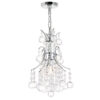 Princess 1 Light Mini Chandelier With Chrome Finish