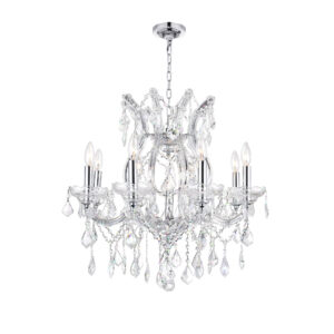 Maria Theresa 9 Light Chandelier With Chrome Finish