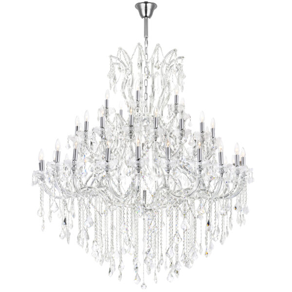 Maria Theresa 49 Light Chandelier With Chrome Finish