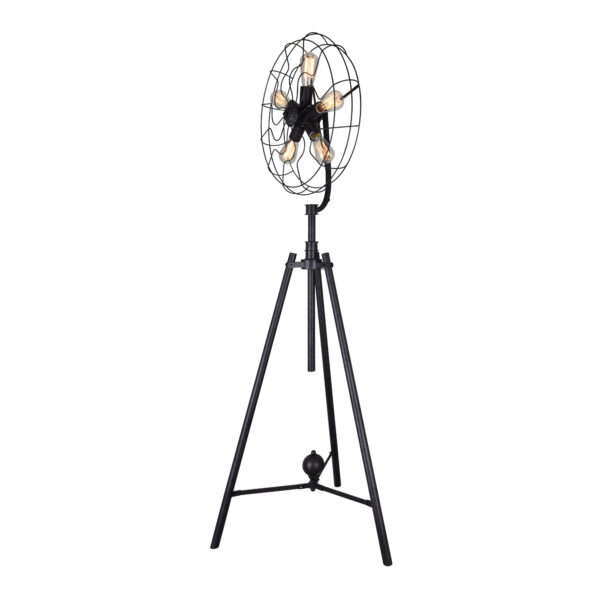 Pamela 5 Light Floor Lamp With Rust Finish