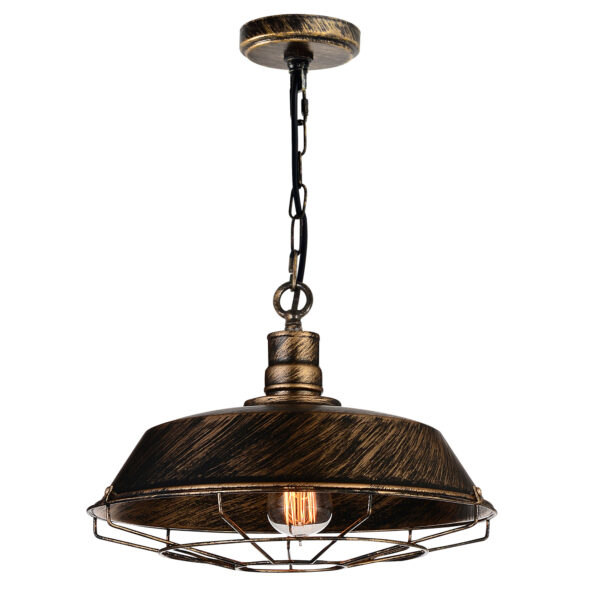 Morgan 1 Light Down Mini Pendant With Antique Copper Finish