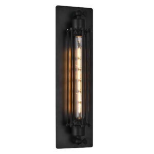 Kiera 1 Light Wall Sconce With Black Finish