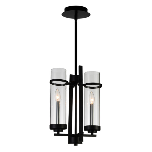 Sierra 2 Light Mini Pendant With Black Finish