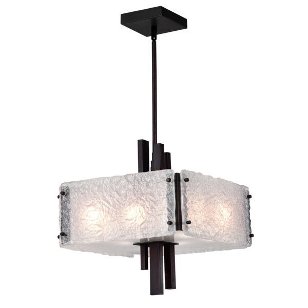 Assunta 6 Light Pendant With Black Finish