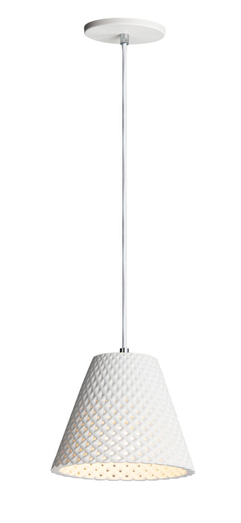 Maxim Lighting Woven 1-Light Plaster Pendant