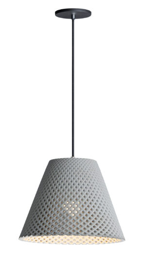 Maxim Lighting Woven 1-Light Concrete Pendant