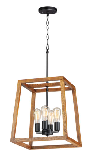 Maxim Lighting Black Forest 4-Light Chandelier