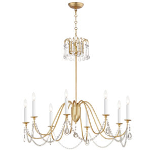 Maxim Lighting Plumette 8-Light Chandelier w Crystal