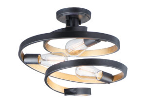 Maxim Lighting Twister 3-Light Semi-Flush Mount