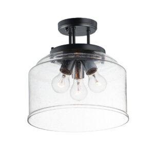 Maxim Lighting Acadia 3-Light Semi-Flush Mount