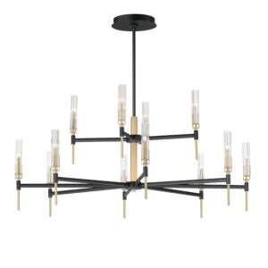 Maxim Lighting Flambeau 12-Light 2-Tier LED Chandelier