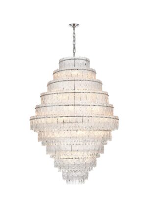 Emilia 42 inch Chandelier in Chrome