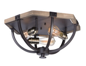 Maxim Lighting Lodge 3-Light Flush Mount