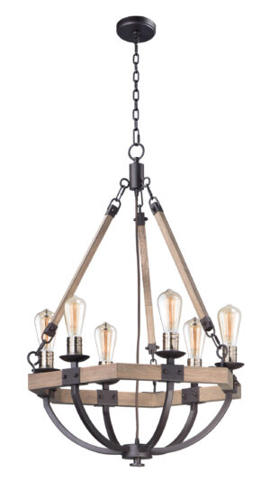 Maxim Lighting Lodge 6-Light Chandelier