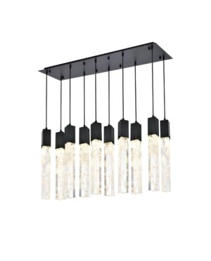 Aurora 42 inch Pendant in Black