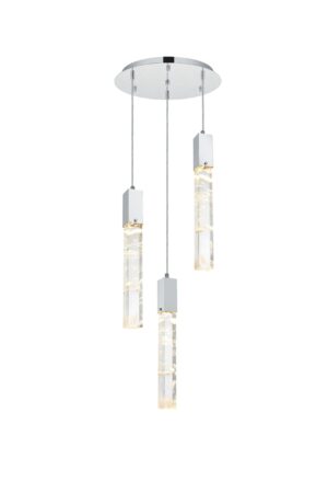 Aurora 16 inch Chandelier in Chrome