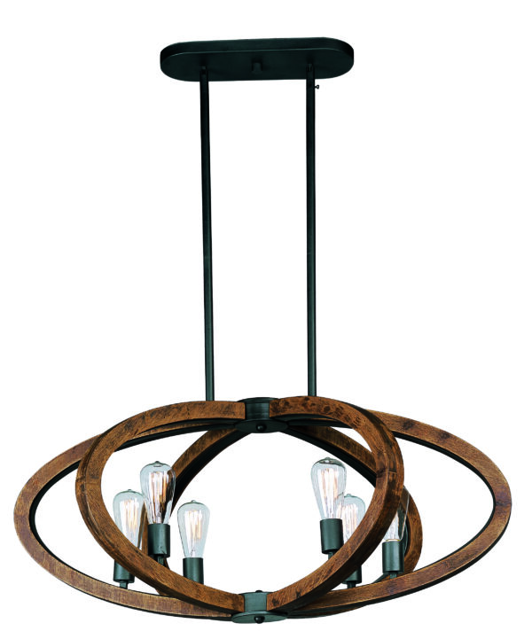 Maxim Lighting Bodega Bay 6-Light Pendant w/Bulb