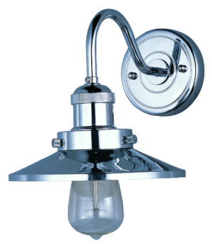 Maxim Lighting Mini Hi-Bay 1-Light Wall Sconce W/Bulb