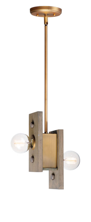 Maxim Lighting Plank 2-Light Pendant
