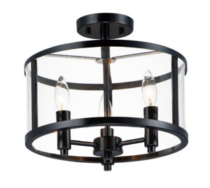 Maxim Lighting Sentinel 3-Light Semi Flush