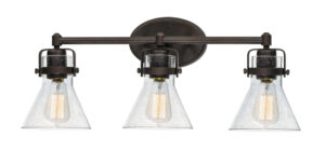 Maxim Lighting Seafarer 3-Light Bath Vanity With Bulbs