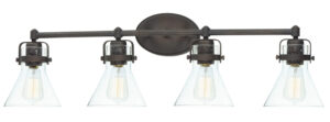 Maxim Lighting Seafarer 4-Light Bath Vanity With Bulbs