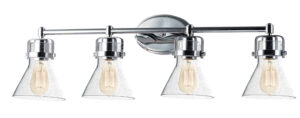 Maxim Lighting Seafarer 4-Light Bath Vanity With Bulbs