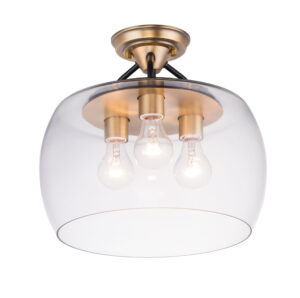 Maxim Lighting Goblet 3-Light Semi Flush Mount