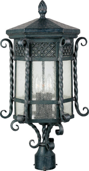 Maxim Lighting Scottsdale 3-Light Outdoor Pole/Post Lantern