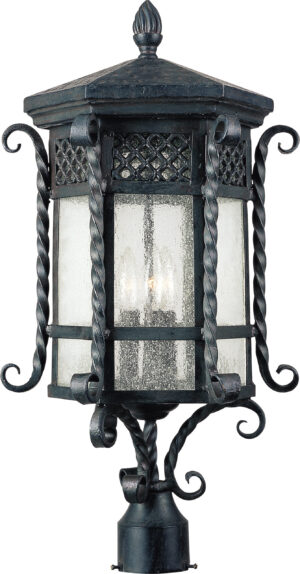 Maxim Lighting Scottsdale 3-Light Outdoor Pole/Post Lantern