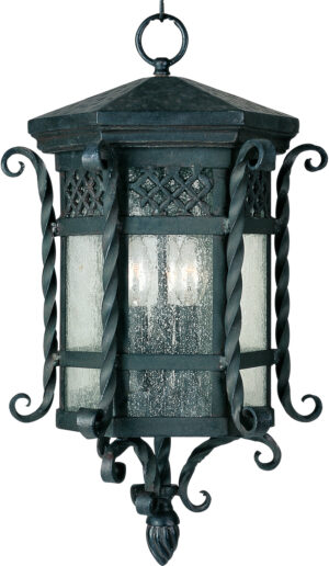 Maxim Lighting Scottsdale 3-Light Outdoor Hanging Lantern
