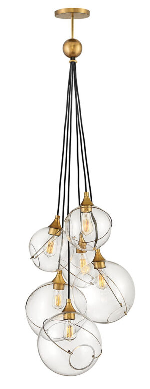 Hinkley Medium Six Light Multi Tier Chandelier