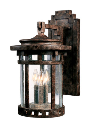 Maxim Lighting Santa Barbara Cast 3-Light Outdoor Wall Lantern