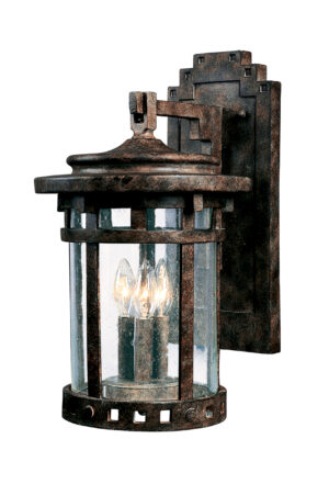 Maxim Lighting Santa Barbara Cast 3-Light Outdoor Wall Lantern