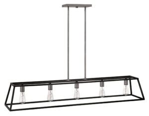 Hinkley Large Five Light Open Frame Linear